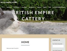 Tablet Screenshot of britishempire.ca